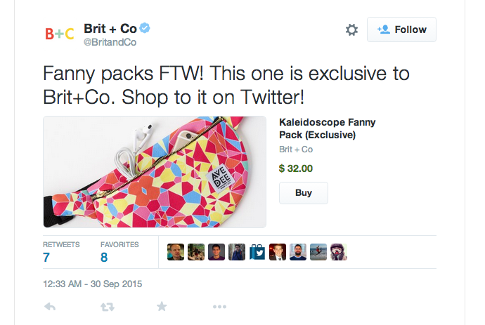 Twitter announced an expansion of its Buy Now button. 