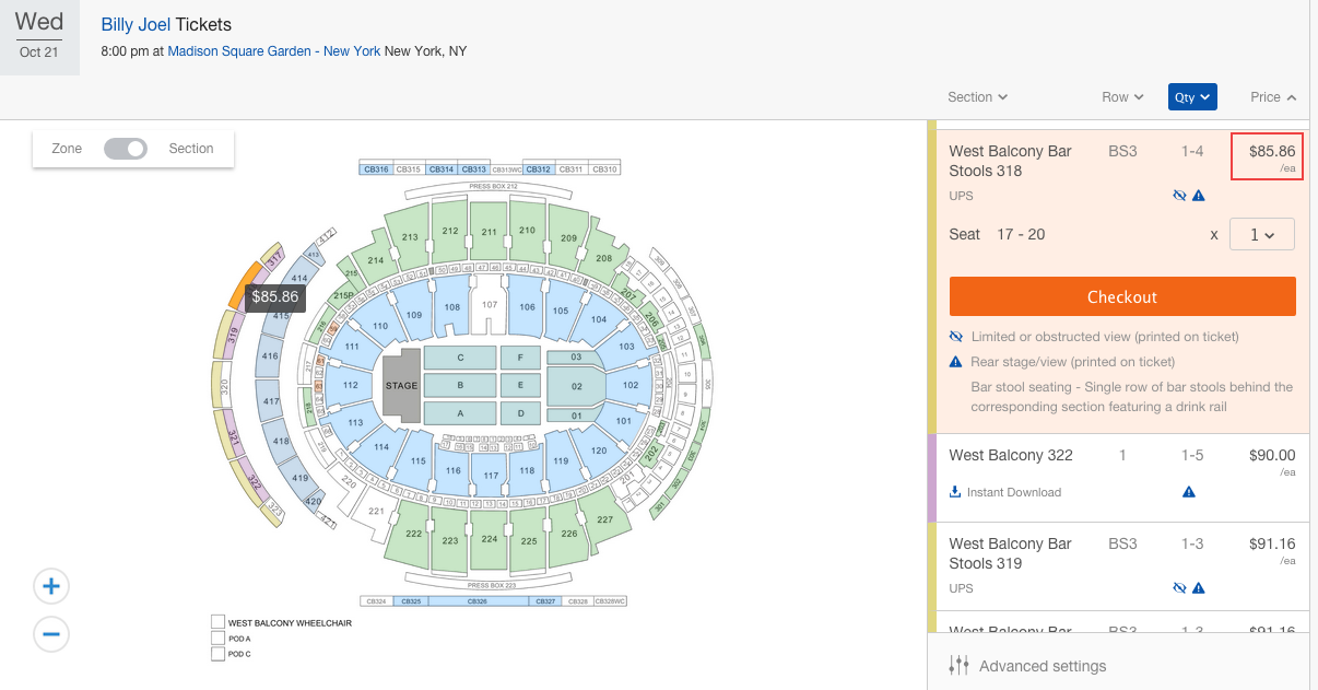 Stubhub Backs Away From All In Ticket Pricing What You See