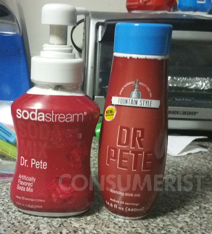 SodaStream Dilutes And Shrinks Flavor Syrup Bottles
