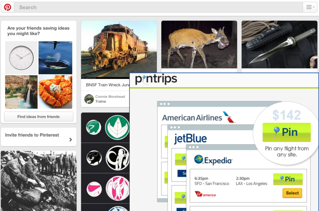 Pinterest sued Pintrips in 2013, alleging that the travel-booking site was infringing on its trademark.
