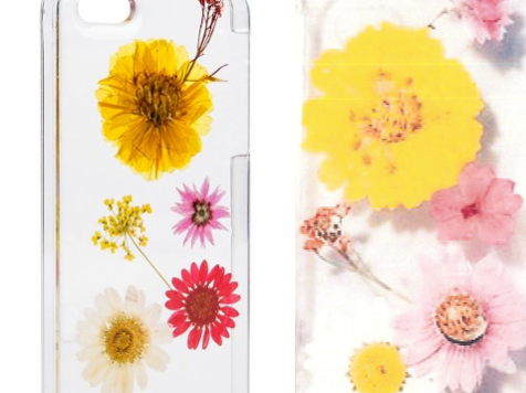 A Virginia artist says the cellphone cover sold at Target (left) is a ripoff of the "Lemon and Honey" cellphone cover (right) she designed and started selling in 2013. 