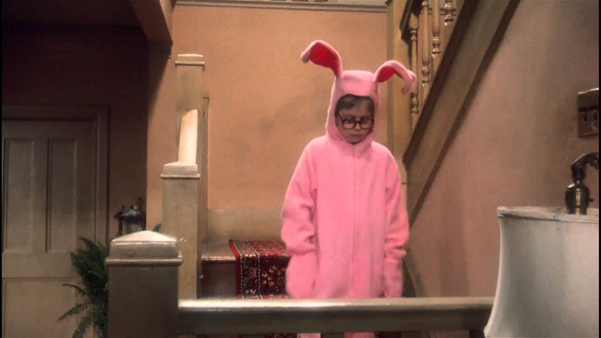 a christmas story bunny suit hd