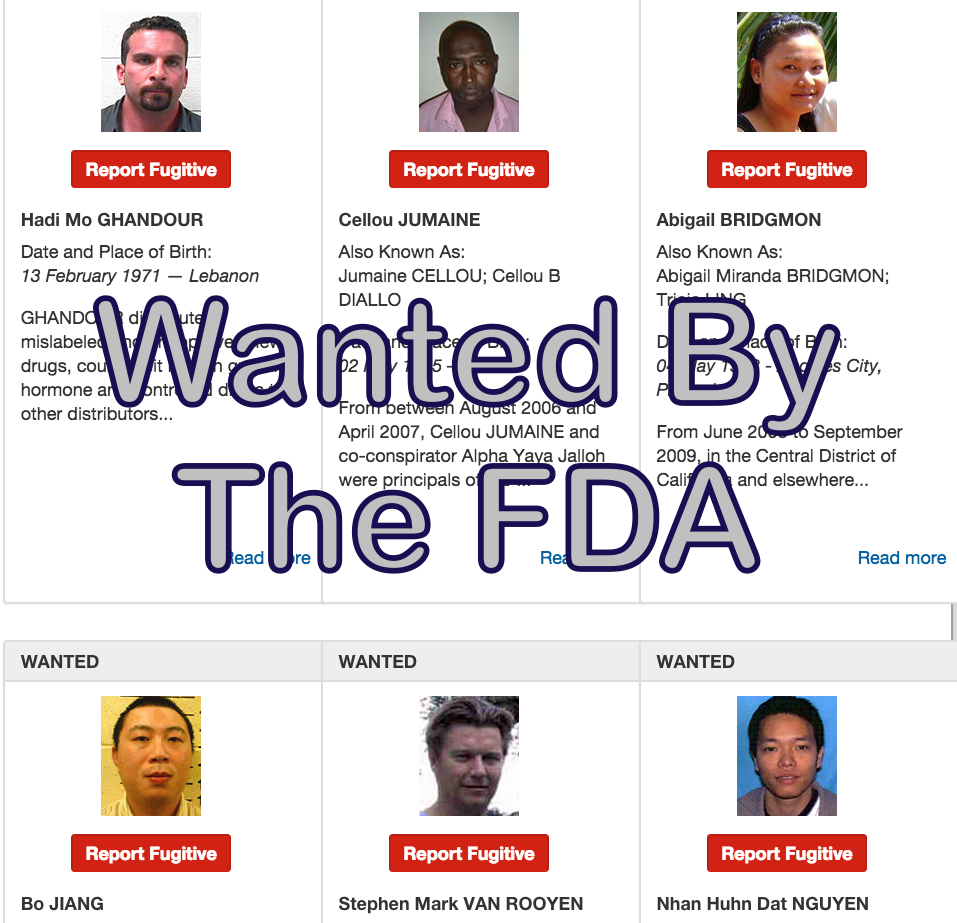 What Does It Take To Get On The FDA’s “Most Wanted” List?