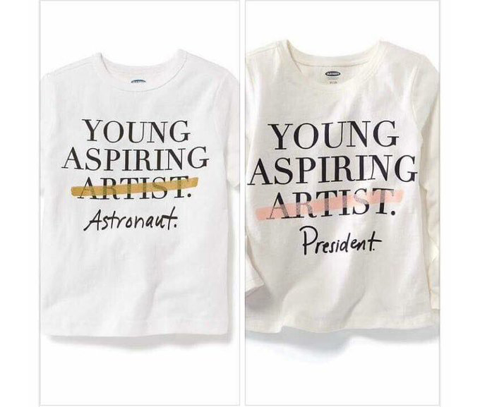 Old Navy Apologizes, Pulls Toddler Shirt That Suggests Kids Shouldn’t Aspire To A Career In The Arts