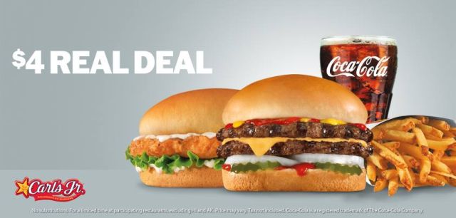Carl’s Jr. And Hardee’s Now Have Their Own $4 Meal