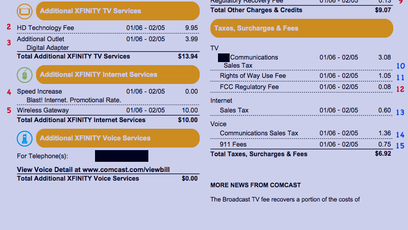 The Consumerist Guide To Understanding Your Comcast Bill