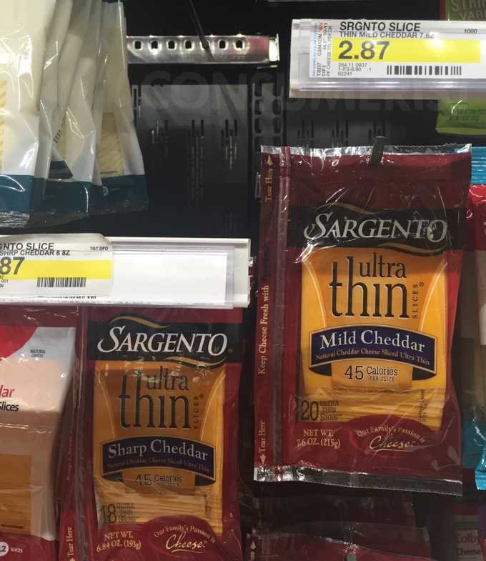 Sargento Shortchanges Customers Who Prefer Sharp Cheddar Cheese