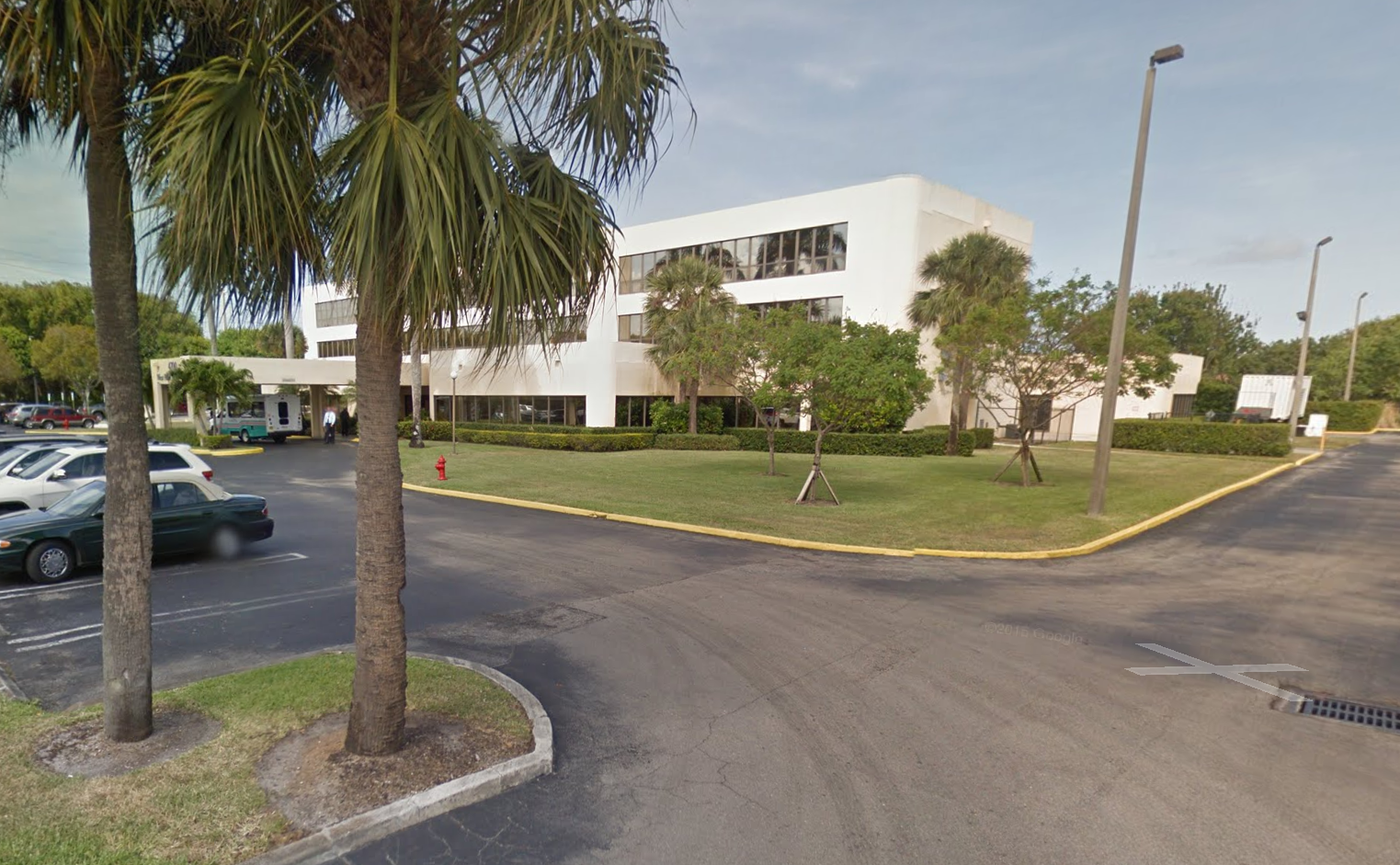 The teenager opened up a clinic in this building in West Palm Beach, FL.