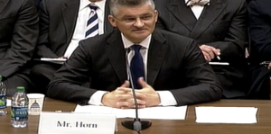 Michael Horn spoke about VW's use of "defeat devices" during a Senate hearing in October. 