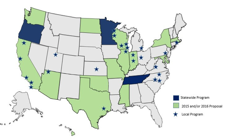 The White House released a map highlighting local and state-wide community college tuition programs. 