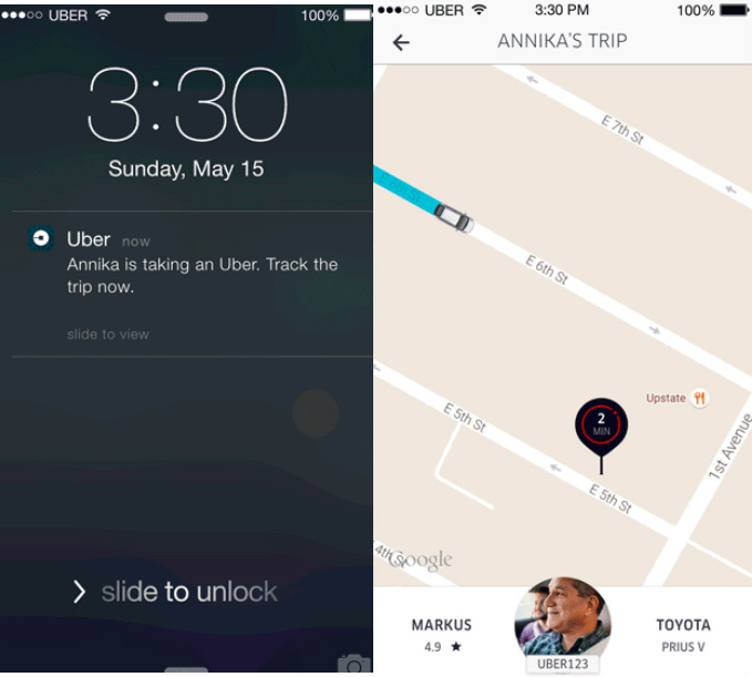 Uber Allows Users To Track Other Riders’ Trips In Family Profiles