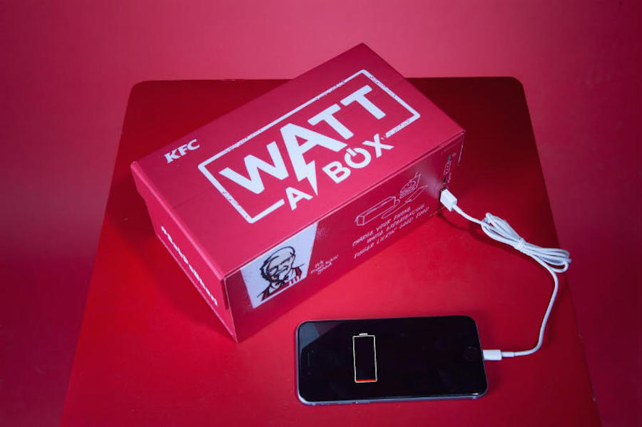 This KFC Box Will Also (Slightly) Charge Your iPhone