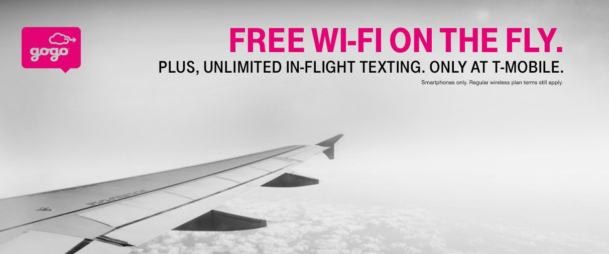 T-Mobile Thinks A Free Hour Of Inflight WiFi Is The Price of Your Love