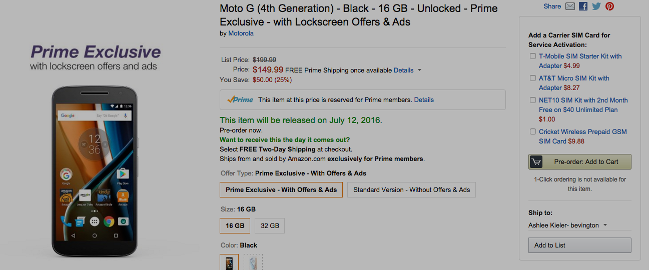 Amazon Selling Android Phones At A Discount, If You Like Ads