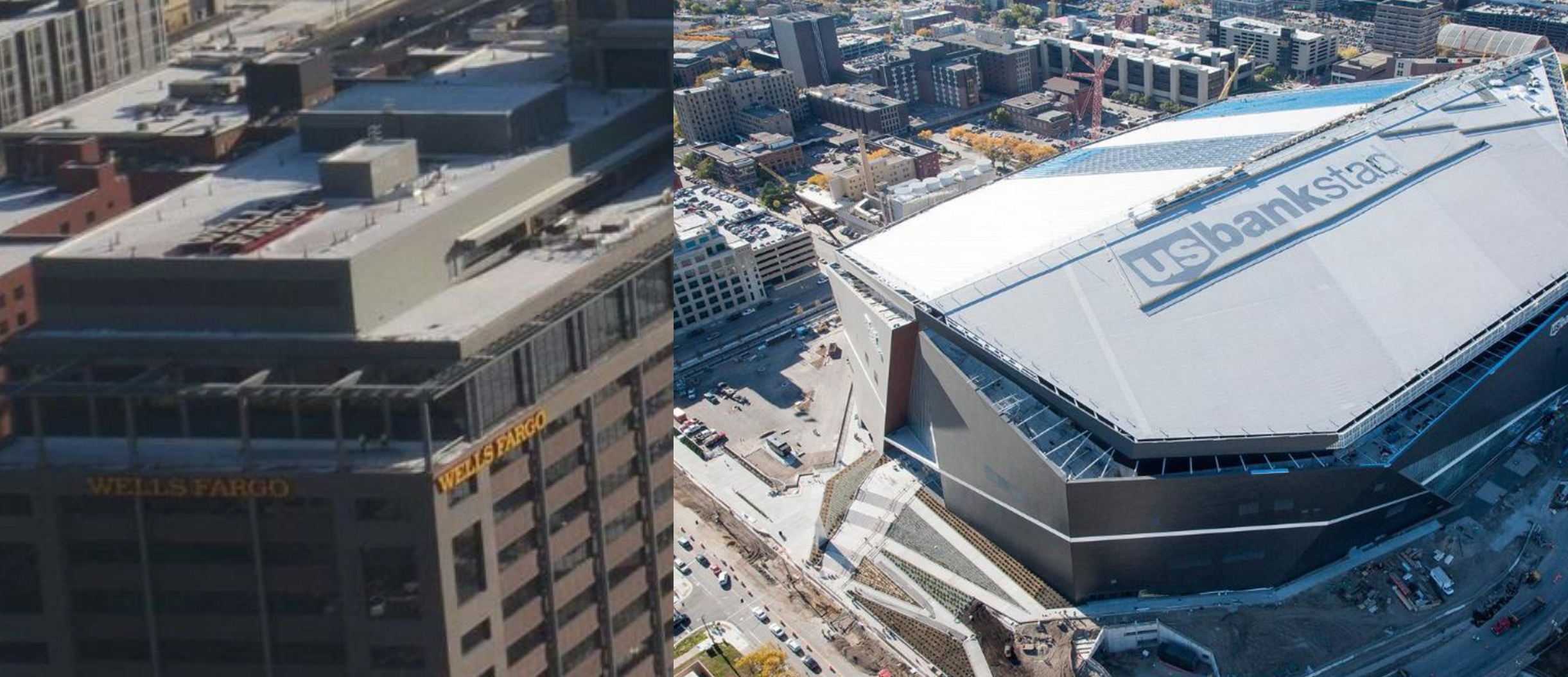 Minnesota Vikings Let Wells Fargo Keep “Photobombing” Rooftop Signs After All