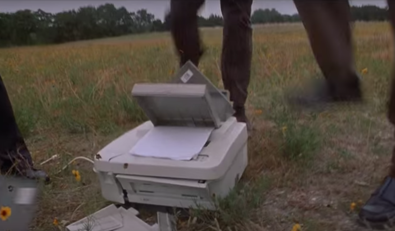 office space printer pc load letter
