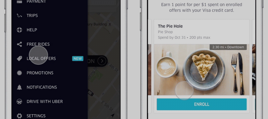 Uber “Local Rewards” Program Offers Free Rides For Shopping, Dining Out