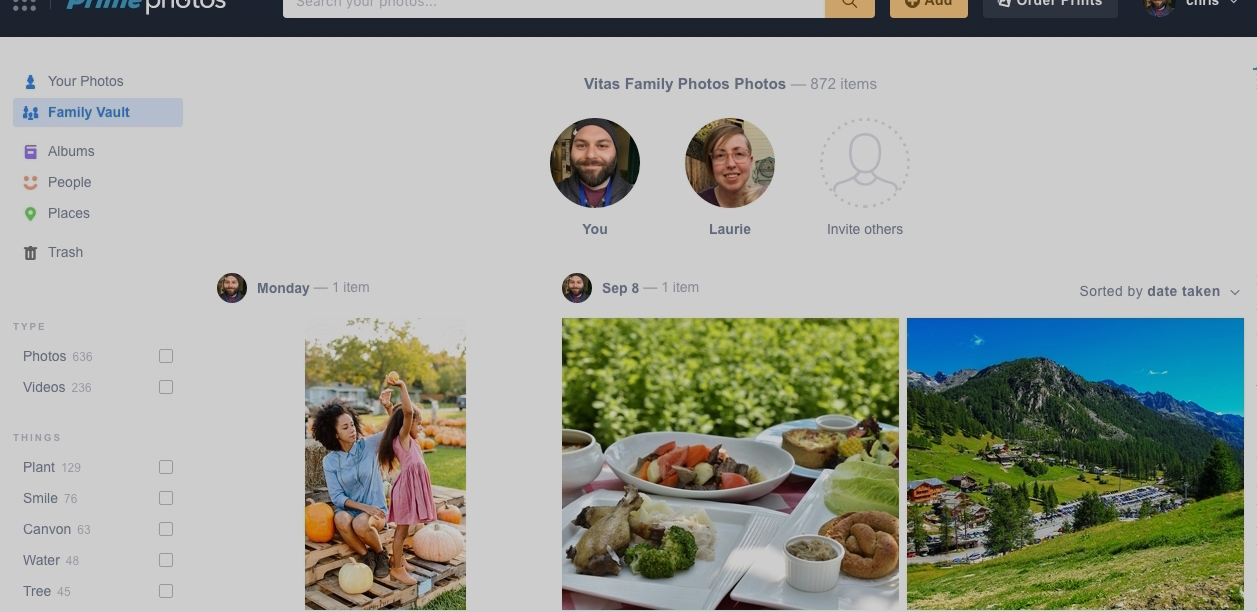 Amazon Prime Members Can Share Their Photo Storage With Others