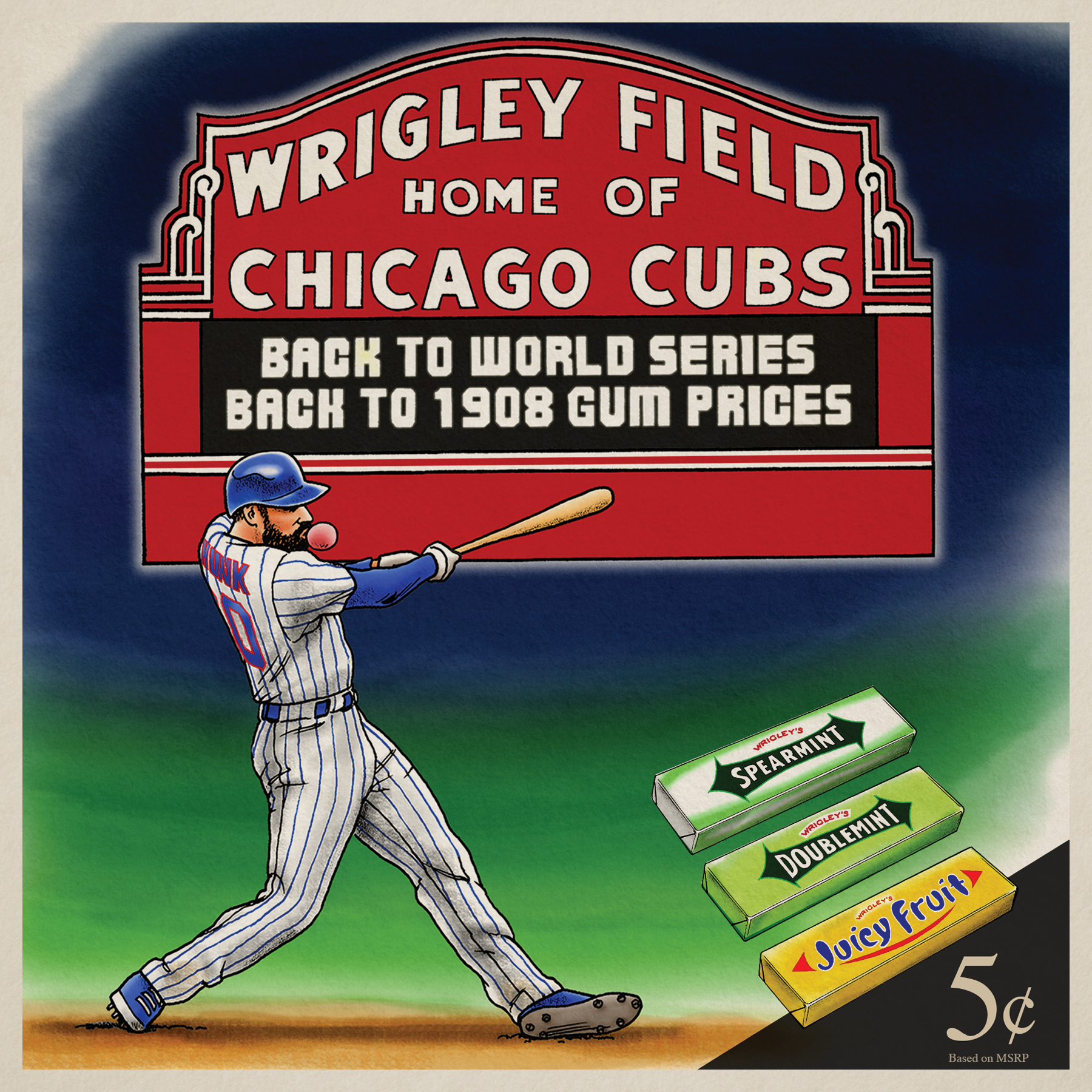 Wrigley Gum Selling For 1908 Price, Ignoring History Of Chicago Cubs & Wrigley Field