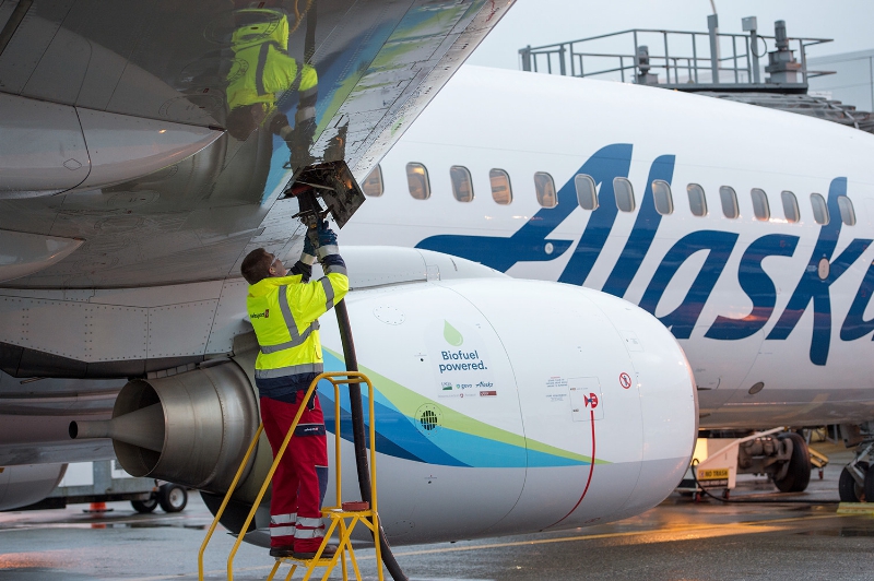 Alaska Airlines Flies First Commercial Jet Fueled By Trees