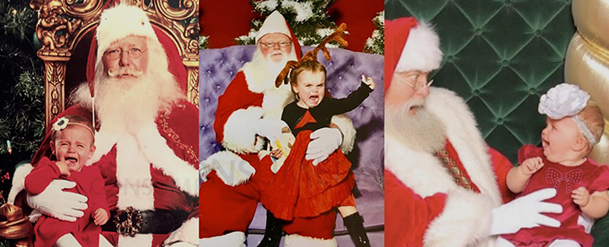 20 Photos Of Kids Who Absolutely Cannot Stand That Santa Claus Guy