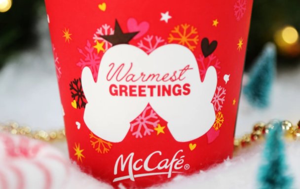 A Few Pen Strokes On This McDonald’s Coffee Cup Give “Warmest Greetings” A New Meaning
