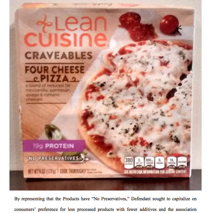 Customer Sues Over Citric Acid In “Preservative-Free” Lean Cuisine Pizza