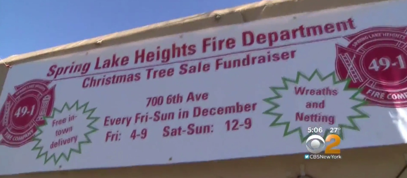 Thief Steals Volunteer Firefighters’ Proceeds From Christmas Tree Fundraiser