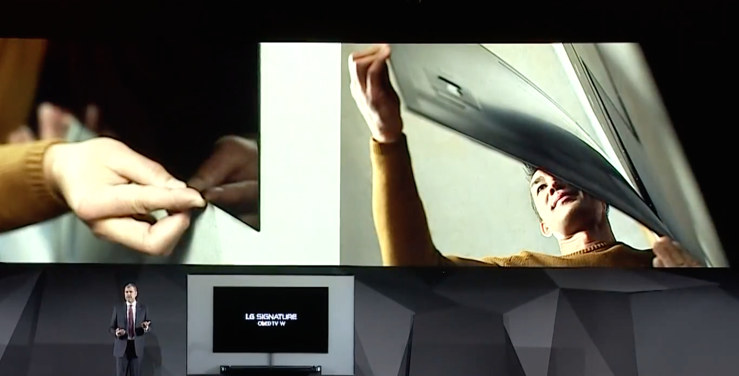 LG Unveils Super-Thin “Wallpaper” TV