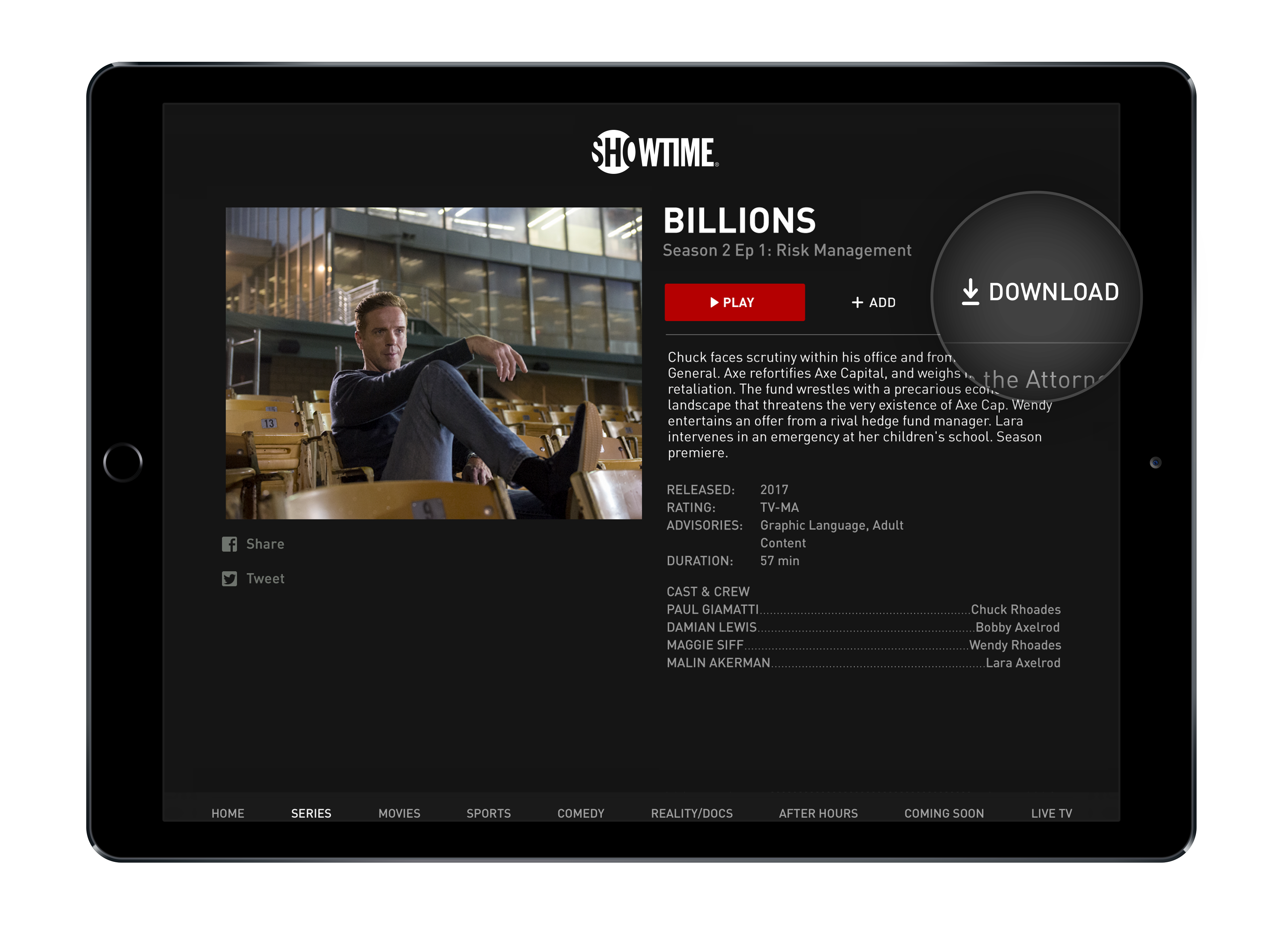 Showtime Now Lets Users Download Movies, Shows To Watch Offline