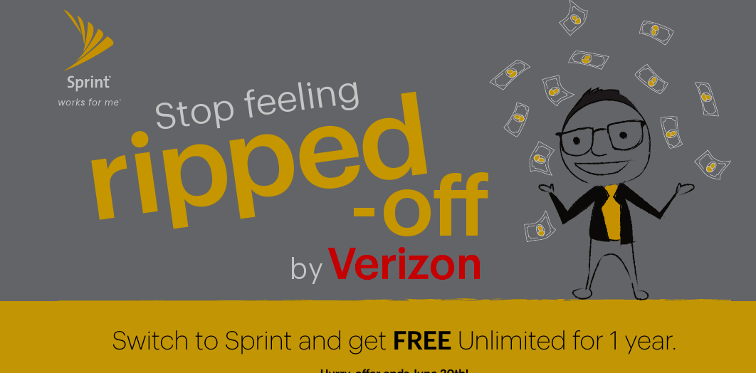 Sprint Offers Free Year Of Unlimited Service To Verizon Users. What’s The Catch?