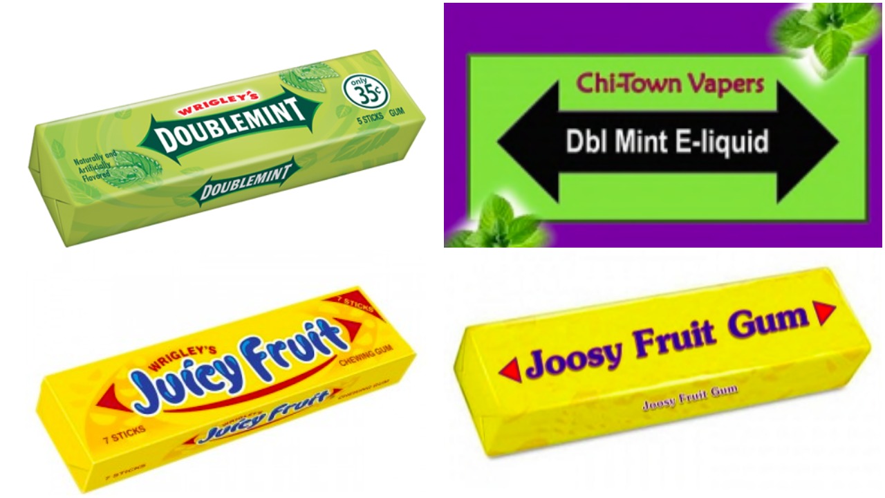 Wrigley Sues Vape Company Over “Joosy Fruit,” “Dbl Mint” E-Cigarette Flavors