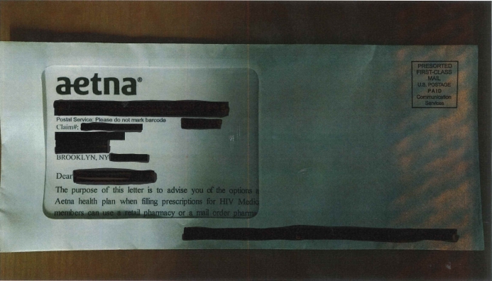 Aetna Letters Publicly Revealed Patients’ HIV Status
