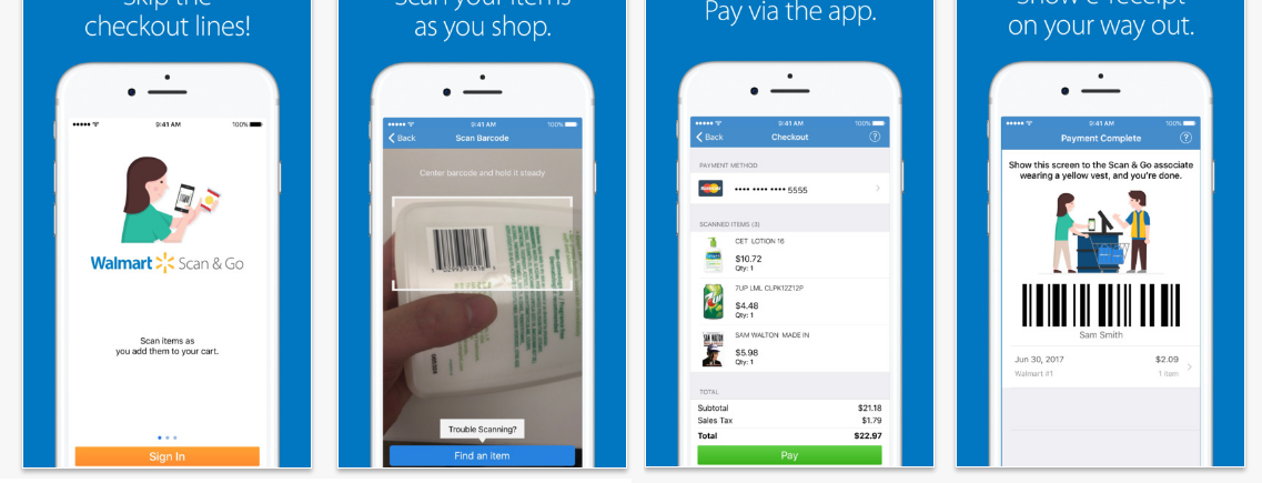 Walmart Testing Self-Scanning And Checkout By Smartphone: Yes, Again