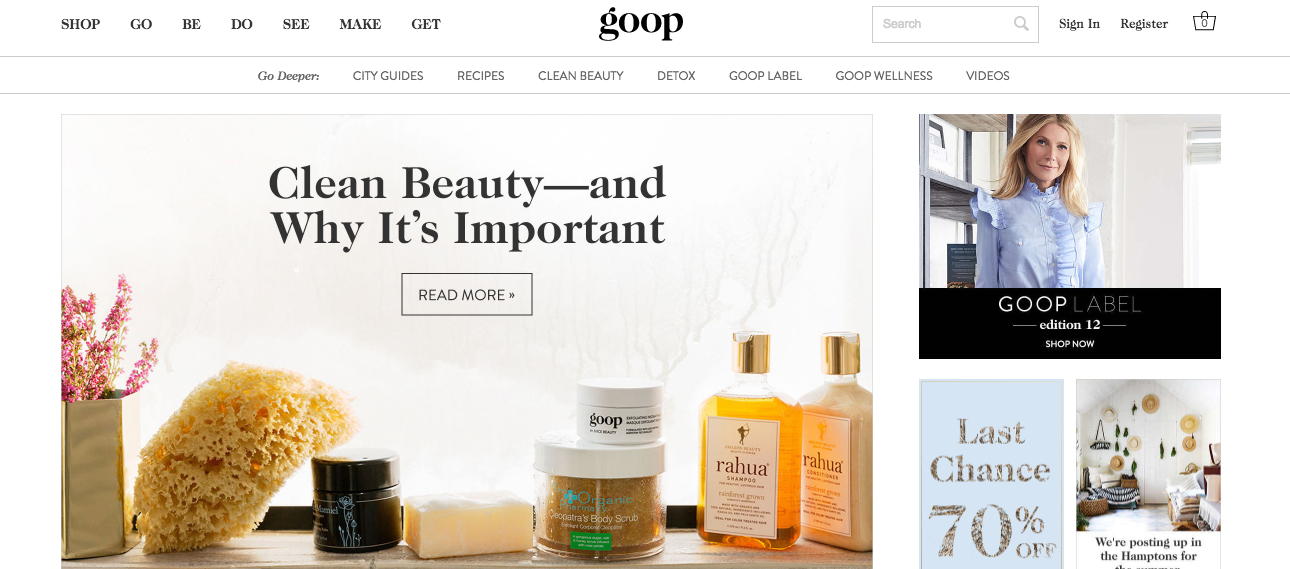 Ad Watchdog Group Calls For Investigation Into Gwyneth Paltrow’s Goop