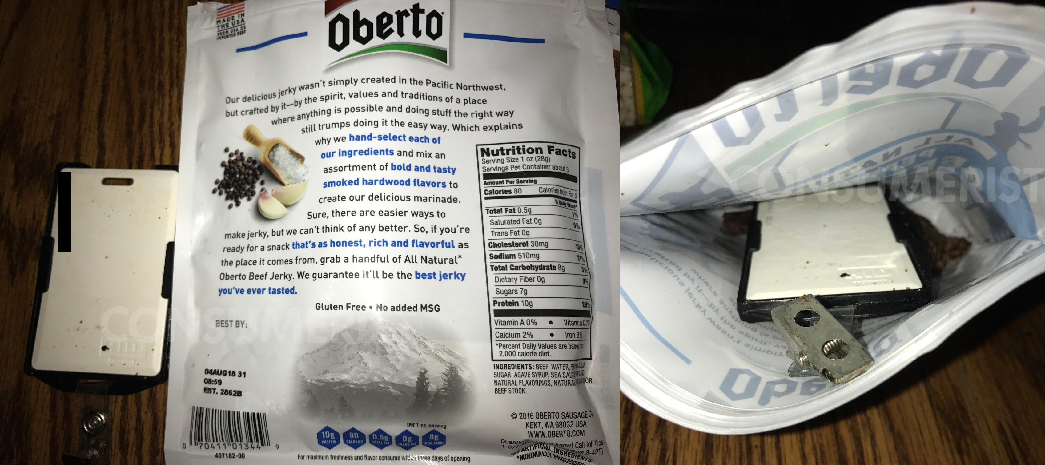UPDATE: Company Apologizes To Customer Who Found Employee ID Badge In Her Jerky
