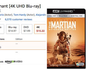 Amazon Slashes Prices Of 4K Content After Launch Of Apple TV 4K