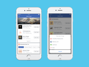 You Can Now Order Food From Within Facebook
