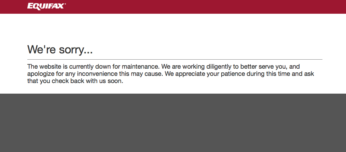 Equifax Takes Part Of Its Website Offline Over Concerns About Malware