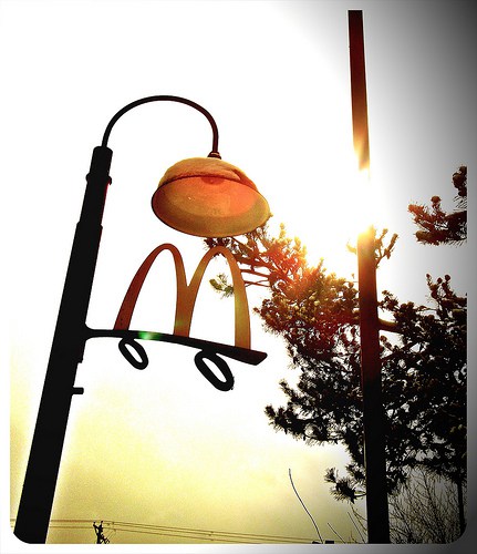 McDonald's street lamp
